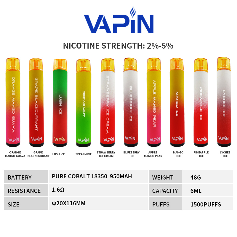 Top Quality USA Hot Sale Heavy Metal Surface 6ml Pod No Leaking Vape Pen E-Cig